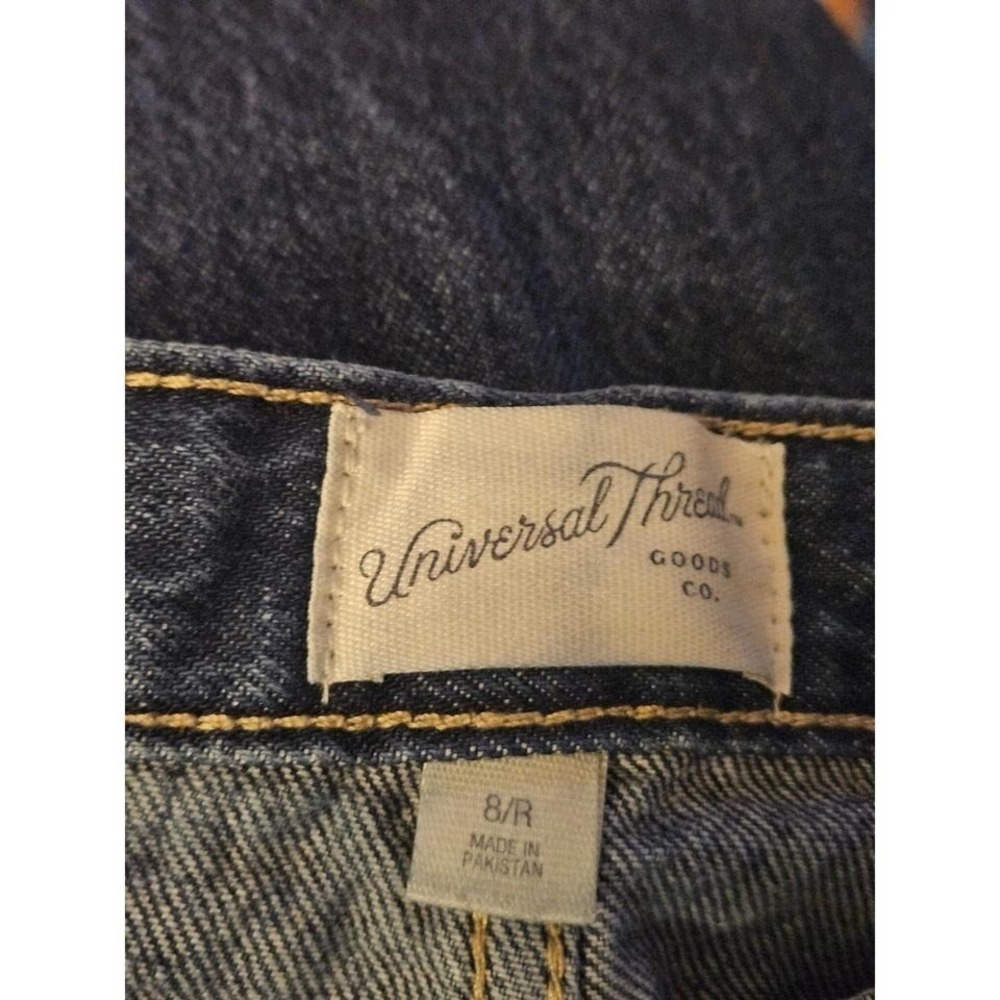 Universal Thread Darted Barrel Ankle Jeans Blue Medium Wash 8R - Picture 5 of 6